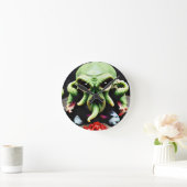 Abendessen mit Cthulhu Runde Wanduhr (Zuhause)