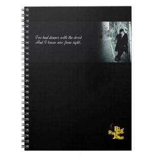 Abendessen mit dem Devil Spiral Notebook Notizblock