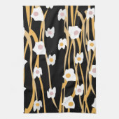 Abendessen mit Eiern und Nudeln Geschirrtuch (Vertikal)