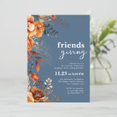 Abendessen mit freundlicher Atmosphäre Einladung (Stehend Vorderseite)