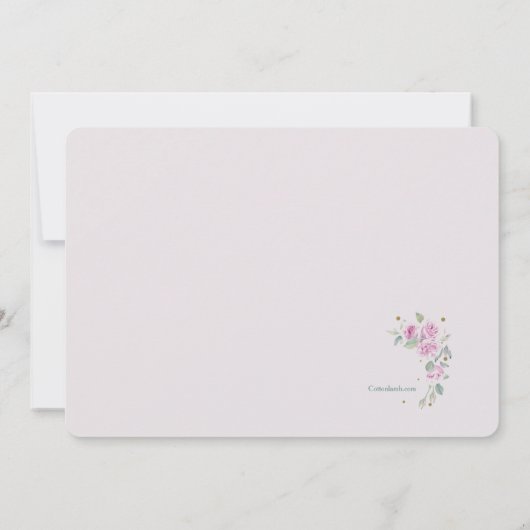 Abendessen mit Probe Einladung (Rückseite)