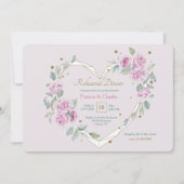 Abendessen mit Probe Einladung (Vorderseite)