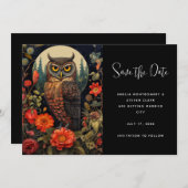 Abendessen mit Vollmondhochzeit Save The Date (Vorne/Hinten)