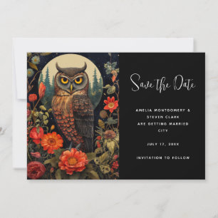 Abendessen mit Vollmondhochzeit Save The Date