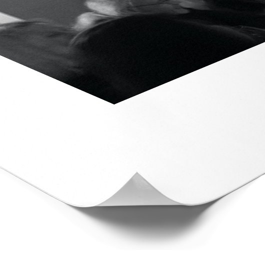 Abendessen mit Wein Poster (Ecke)