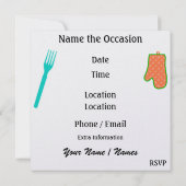 Abendessen / Mittag / GRILLEN - SRF Einladung (Rückseite)