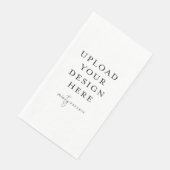 Abendessen Napkin - 4,43" x 7,75" - Rectangle Serviette (Ecke)