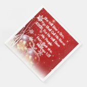 Abendessen Napkin Sie wird ein Sohn Weihnachten tr Serviette (Ecke)