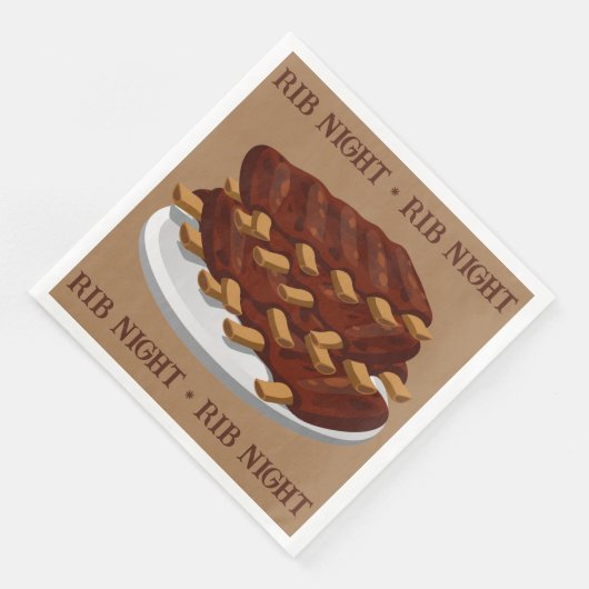 Abendessen Napkins Serviette (Ecke)