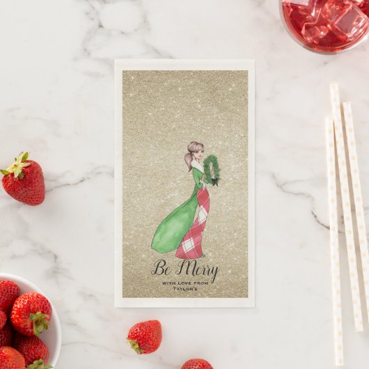 Abendessen Papier Handtücher Serviette (Beispiel)