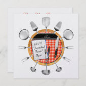 Abendessen Party/Besondere Anlass Einladung - SRF (Vorne/Hinten)