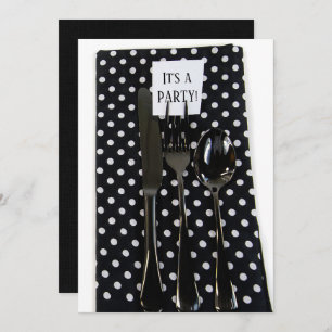 Abendessen Party einladen Einladung