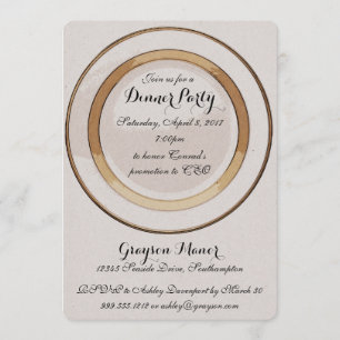 Abendessen-Party Einladung