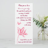 Abendessen Party Einladung (Stehend Vorderseite)