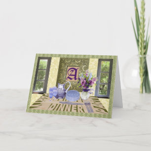 Abendessen Party Einladung