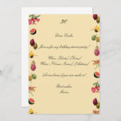 Abendessen Party Einladung (Vorne/Hinten)