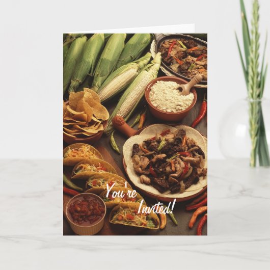 ABENDESSEN-PARTY EINLADUNG (Vorderseite)