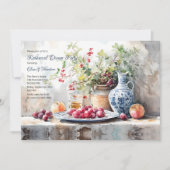 Abendessen Party Elegante Einladung (Vorderseite)