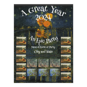 Abendessen Party Feiertag 2024 Cocktail Weinkeller Fotodruck