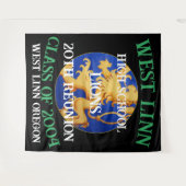 Abendessen Party Feiertag 2024 Cocktail Weinkeller Wandteppich (Vorderseite (Horizontal))