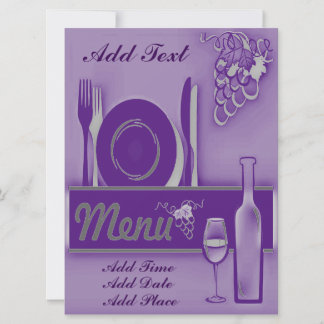 Abendessen-Party Initations Einladung