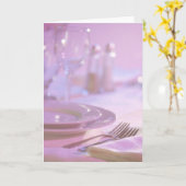 Abendessen-Party-Karte (1) Karte (Gelbe Blume)