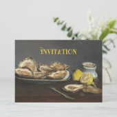 Abendessen Party Lässig Einladungskarte Einladung (Stehend Vorderseite)