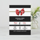 Abendessen Party PERSONALISIEREN Einladung (Stehend Vorderseite)