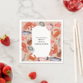 Abendessen Party Servietten Meeresfrüchte Thema (Beispiel)