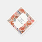 Abendessen Party Servietten Meeresfrüchte Thema (Ecke)