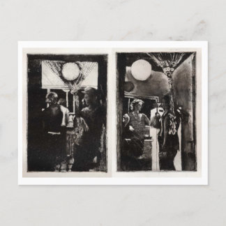 Abendessen Party Teil I & II Postkarte