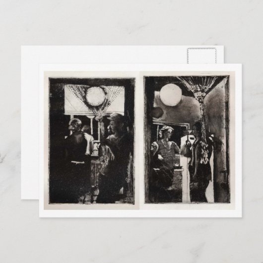 Abendessen Party Teil I & II Postkarte (Vorne/Hinten)