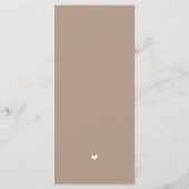 Abendessen Platz Einstellung Danke, Brown Taupe Ca Programm (Rückseite)