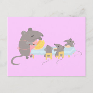 Abendessen Postkarte