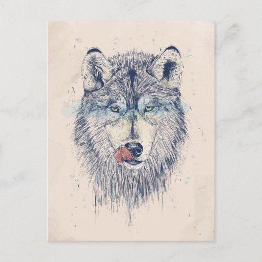 Abendessen Postkarte (Vorderseite)