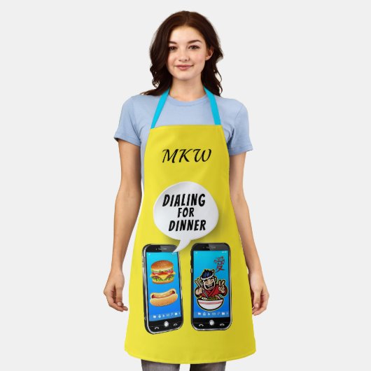 Abendessen Schürze (Getragen)