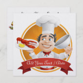 Abendessen/Special Event/Lass der Good Times Roll! Einladung (Vorne/Hinten)