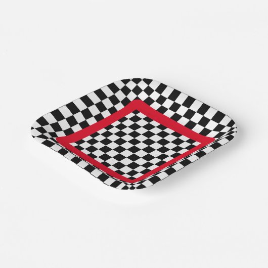 Abendessen um 50 Uhr Pappteller (Gewinkelt)