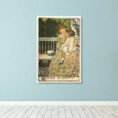 Abendessen von Jessie Willcox Smith Leinwanddruck (Insitu (Holzboden))