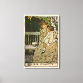 Abendessen von Jessie Willcox Smith Leinwanddruck (Vorderseite)