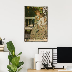 Abendessen von Jessie Willcox Smith Poster