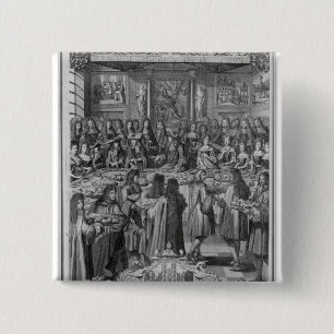 Abendessen von Louis XIV im Hotel de Ville Button