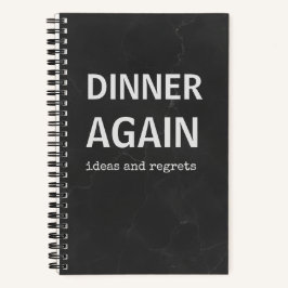 Abendessen Wieder Rezeptbuch | Küchennotizbuch Notizblock