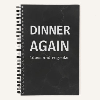 Abendessen Wieder Rezeptbuch | Küchennotizbuch Notizblock