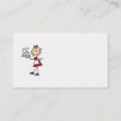 Abendessen wird gedient visitenkarte (Rückseite)