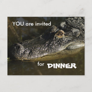 Abendesseneinladung Einladungspostkarte