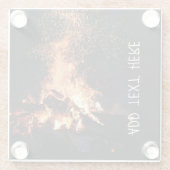 Abendfeuer Glasuntersetzer (Rückseite)