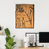 Abendflasche Poster (Heimbüro)
