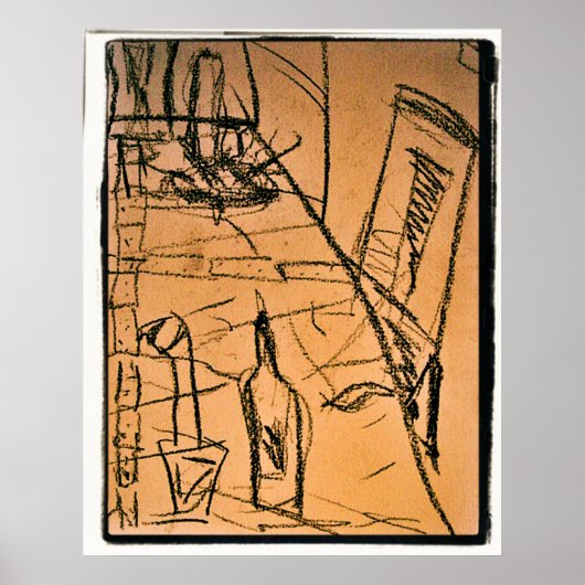 Abendflasche Poster (Vorne)