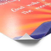 Abendgebet für Kinder Kunst Fotodruck (Ecke)